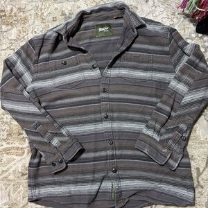 Howler Brothers rodanthe flannel button down Shirt size XL